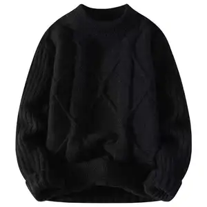 Men Sweater Set New Design 2023 Comfy Crewneck Sweater Men Soft Cashmere Knitted Cardigan Man Hoodies Sweater