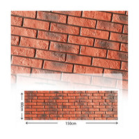 Fausse pierre extérieure ignifuge imperméable de longue date Mousse de polyuréthane Panneau mural décoratif en pierre PU