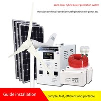 Système de production d'énergie éolienne et solaire hybride vertical