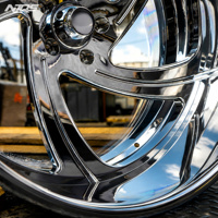 Jantes forgées NJQS 5x112 5x120 5x114.3 de 22, 24, 26, 28 pouces à déport profond pour Intro Impala, Oldsmobile, Caprice, Pickup