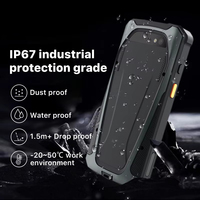 Robuste 5.5 pouces Android 13 PDA avec NFC 13.56MHz Animal Cattle RFID Tag Reader Collecteur de données 64GB ROM pour la collecte de données