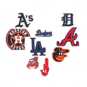 Cheap Baseball Sports <span class=keywords><strong>Shoe</strong></span> Encantos Decorações Tamancos Encantos PVC Sapatos Acessório Houston Sapatos Ornamento Venda Quente - Product Image 2