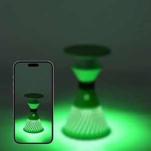 Lámpara de Noche LED Hourglass de 3W RGB para Sala de Estar, Dormitorio, Estudio, Camping, Inalámbrica, Táctil, con Tres Tonos de Luz - Product Image 5