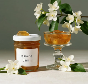 Confiture de <span class=keywords><strong>jasmin</strong></span> naturel avec de vrais pétales floraux parfumés pour la boulangerie thé dessert confiture de <span class=keywords><strong>jasmin</strong></span> confiture de fleurs en vrac - Product Image 2