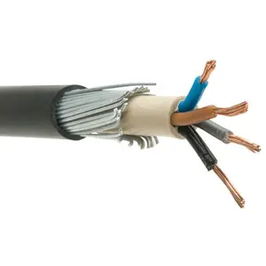 Hot selling NYRY 0.6/1kv PVC Insulated Galvanized Round Steel Wire armored Power Cable 4x1.5mm2