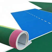 Vente directe d'usine, sol de terrain de pickleball personnalisable Dongxing, revêtement de sol sportif en PVC respectueux de l'environnement pour intérieur