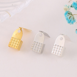Jewelry Buckle <b>Clips</b> Rectangle Shape <b>Silver</b> Gold White Gunmetal Black Antique Bronze For DIY Bracelet Jewelry Making 100 Pieces - Product Image 2