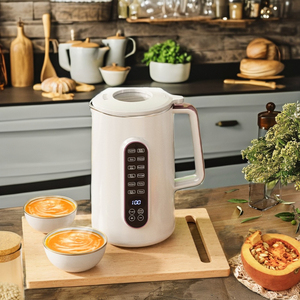 Factory Customized 5-in-1 Stainless Steel Blender <b>Hot</b> <b>Cold</b> Nut Milk Maker Cooking Warmer Battery Operated for Outdoor Hotel Mult - Product Image 5