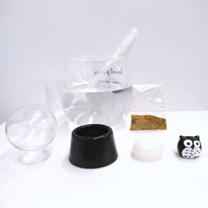 Großhandel DIY Harz Snow globe Kits Maßge schneiderte <span class=keywords><strong>Eule</strong></span> Schneeball Modell Leere <span class=keywords><strong>Schneekugel</strong></span> für kreative <span class=keywords><strong>Schneekugel</strong></span> Displays - Product Image 1