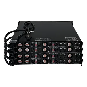 novel class H black color double channel 800W professional power amplifier sound equipment