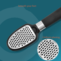 Éliminateur de callosités à Double face en acier inoxydable de qualité chirurgicale pour les pieds humides et secs
