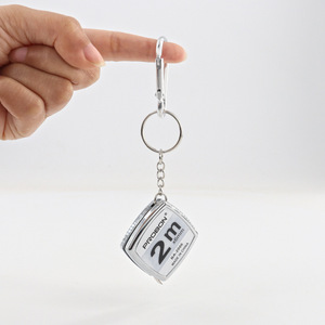 Probon Mini Measuring Tape 2M 6mm Metal Keychain Promotional Gift - Product Image 1