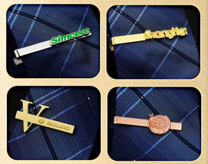 Clip de Corbata Clásico para Hombre con Logotipo Personalizado, Acero Inoxidable, Tema de Hadas, Estampado, Serigrafía, Grabado, Regalo de Navidad, Clip para <span class=keywords><strong>Dinero</strong></span> de Cartera - Product Image 2