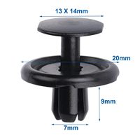 Clips de fixation pour pare-boue Splash Shield pour Toyota & Lexus 90467-07214