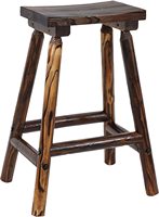 Tabourets de bar rustiques en bois pour un confort simple, tabourets hauts pour bar à domicile