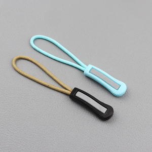 Venta al por mayor Top Seller <span class=keywords><strong>String</strong></span> Cord Colorful Custom Bag Zip Head Slider Silicona <span class=keywords><strong>Rubber</strong></span> Zipper Pull - Product Image 2