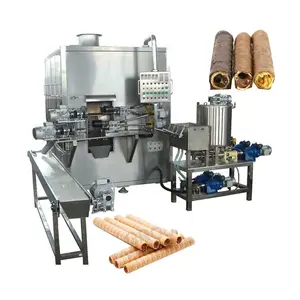 Energie-Efficiënte Werking Aanpassen Eierrolmachine Gemaakt In China Wafer Stick Machine Full Set Wafer Roll Productielijn