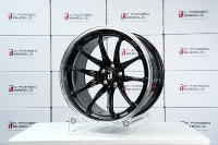 Nouvelles jantes en alliage d'aluminium forgé 5x114.3 (R18/R19/R20/R21/R22/R24) ET22/23 Design concave Argent Adaptation universelle 10 ans