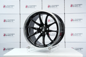 Jantes forgées 5x114.3 en alliage d'aluminium (R18/R19/R20/R21/R22/R24) 5x114.3 ET22/23 Design concave Surface argentée - Product Image 3