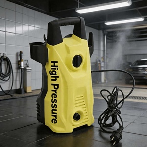 Nettoyeur haute pression électrique portable 120 bars avec long tuyau et système d'arrêt automatique pour le lavage de voitures - Product Image 1