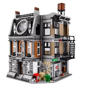 Marvel IRO N Man3 1:8 Sanctuary Mô Hình Đồ Chơi ABS Nhựa Xây Dựng Cơ Sở Xây Dựng Khối Con Số 40-Mảnh Thành Phố Tưởng Tượng Thiết Lập Unisex - Product Image 5