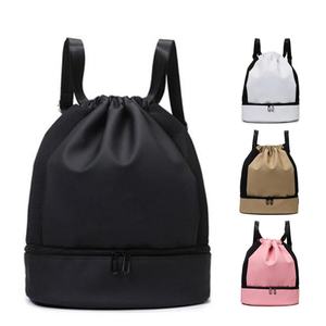 Bolsa de Gimnasio Ligera y Moderna, Nueva Mochila Impermeable con Cordón de Gran Capacidad, Diseño Plegable con Bolsillo para Ciclismo - Product Image 1