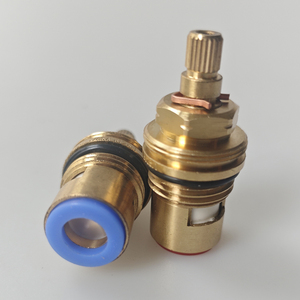 Sunmixer Cartouche de <span class=keywords><strong>Robinet</strong></span> <span class=keywords><strong>à</strong></span> Disque en Laiton <span class=keywords><strong>à</strong></span> Installation Facile, Remplacement de Valve de <span class=keywords><strong>Robinet</strong></span> <span class=keywords><strong>à</strong></span> Quarts de Tour 1/2" pour <span class=keywords><strong>Robinet</strong></span> - Product Image 2