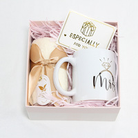 Ensemble de serviettes de bain pour bébé, coffret cadeau de tasses à café en céramique de haute qualité pour femmes, personnalisable pour les anniversaires, Noël et les événements festifs
