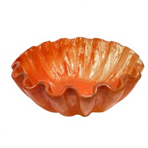 Tazón de Resina con Diseño Único en Espiral, Vajilla para el Hogar y la Cocina, Decoración de Bodas, Tazón para Ensaladas, Tazón para Frutas, Superventas - Product Image 1