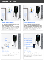 DIBOEV Type 2 7KW Chargeur de voiture électrique J1772 Home Flex Nema 14-50 CCS Interface Standard Nouveau ChargePoint Niveau 2 EV Chargeur