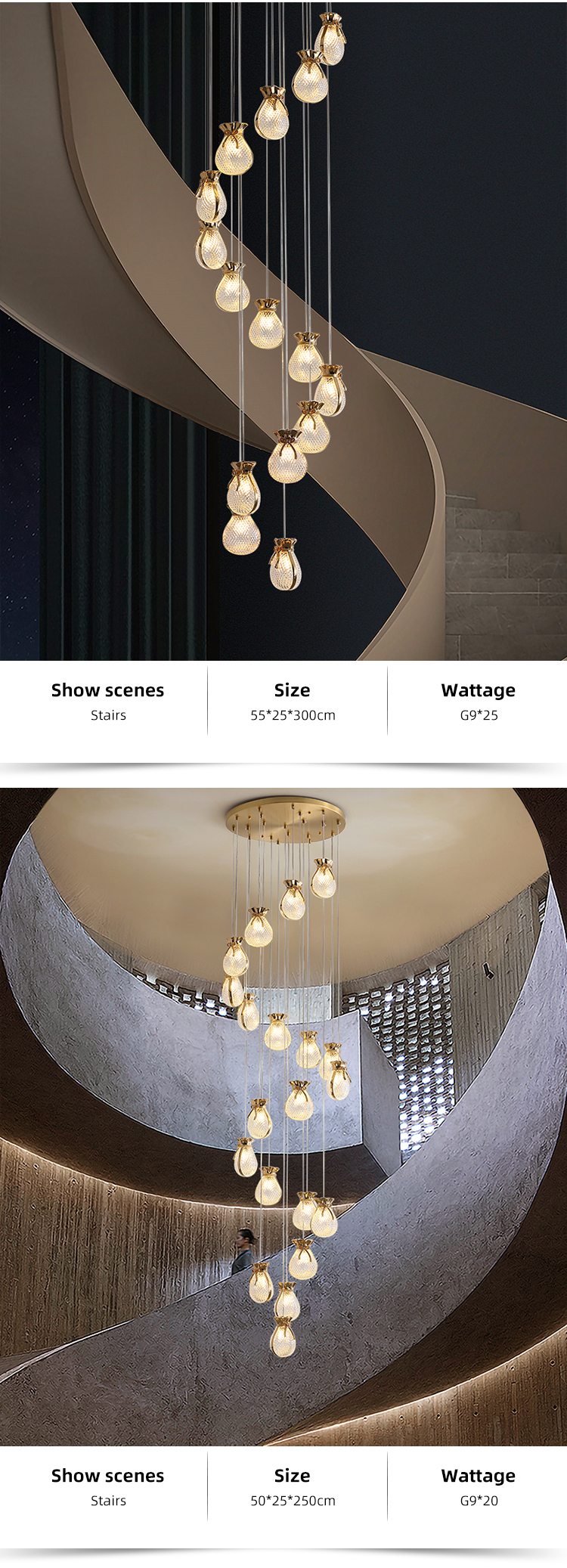 Hot Sale Luxury Pendant Lights Dining Living Room Hotel Modern LED Chandelier Lamp