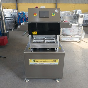Máquina Selladora de Bandejas Tipo Caja para Carne de Res, Tocino, Jamón, Máquina Empacadora de Contenedores para Comidas Preparadas, Camarones, Langostas y Mariscos - Product Image 3