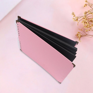 Album Fotografico con Nastro a Farfalla 21*32 cm, Libro dei Ricordi in Carta Kraft, Album Fotografico + 2 Adesivi Angolari + 1 Penna/Set - Product Image 2