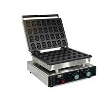 Machine à gaufres électrique commerciale transfrontalière très vendue, pour la torréfaction d'arachides, chauffage double face, moule personnalisé, vente ambulante 6