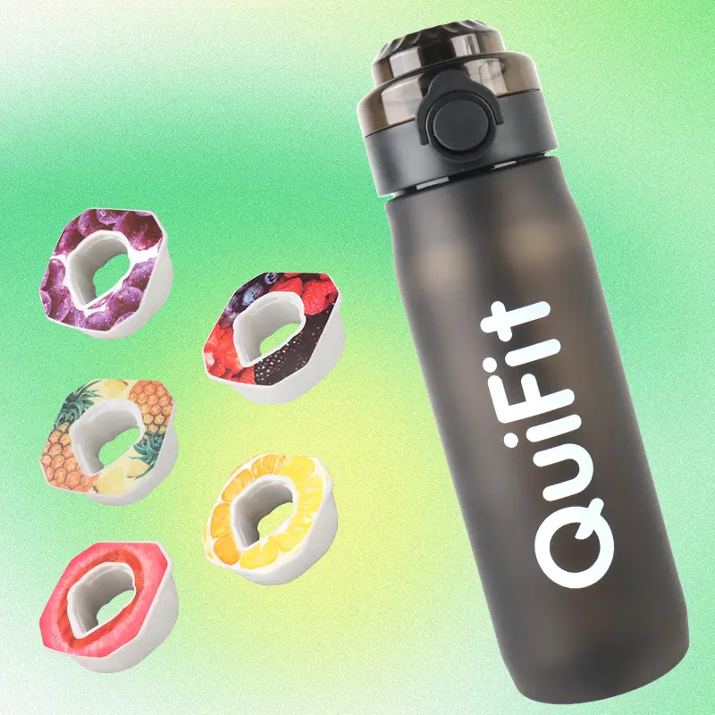 2024 New Model Bpa Free Scent Fruit Flavoring Drink Water Bottle Tritan Plastic Air Up Flavored Water Bottle With 5 Flavor Pods