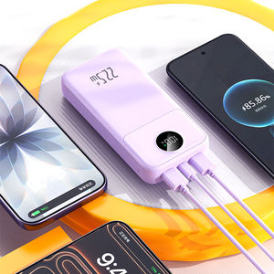 Banque d'alimentation portable OEM 20000 mAh en gros, nouveau chargeur de <span class=keywords><strong>batterie</strong></span> <span class=keywords><strong>externe</strong></span> pour mobile avec double sortie USB et interface d'entrée - Product Image 2