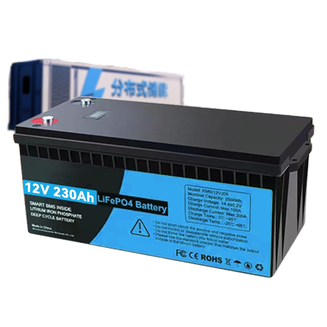 Rechargeable 12V 230AH Lithium Battery Pack 24V 36V 48V 100AH 120AH 200AH 280AH 300AH 12.8V Solar Battery Pack Lithium Ion