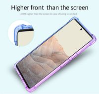 Coque de Téléphone en TPU Antichoc à Couleur Dégradée pour Google Pixel 4 4A 5 5A 6 6A 7 7A 8 8A 9 PRO