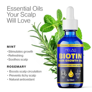 Huile de Ricin Noire de Jamaïque en Gros, Sérum Capillaire à la Biotine pour la Croissance des Cheveux, Huile Hydratante pour Cheveux et Barbe, Idéale pour Cheveux Frisés et Épais - Product Image 2