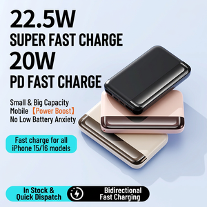 พาวเวอร์แบงค์พกพา 22.5W ชาร์จเร็ว PD พร้อมหน้าจอ LED แสดงผล ช่องเสียบ Type C ทั้งแบบ Input และ Output ช่องเสียบอเนกประสงค์ แบตเตอรี่ Li-Polymer - Product Image 5