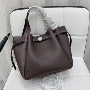 2026 New Women's <b>Handbag</b> Fashion Top Grain Leather Bucket Bag Women's Bucket Bag - Product Image 5