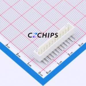 W254110K-12PW2113 Wire-to-<b>Board</b> <b>Pin</b> Header Bent Lead Through Hole,P=2.5mm Connector 1x12P 2.5mm Right Angle Insert XHB - Product Image 1