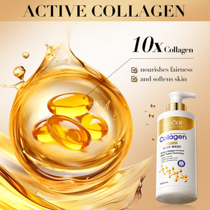 Nouveau <span class=keywords><strong>Gel</strong></span> <span class=keywords><strong>Douche</strong></span> Éclaircissant et Hydratant au Collagène, Nettoyage Doux, 500 ml - Product Image 6