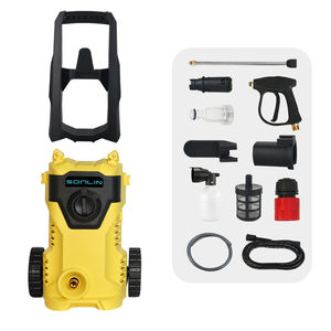 منظف ضغط كهربائي محمول للاستخدام المنزلي، 220 فولت، 1800 واط، 150 بار، يعمل بالماء البارد مع مسدس ماء لغسيل السيارات - Product Image 6