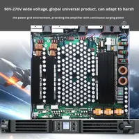 Amplificateur de puissance numérique professionnel série TPK 24 canaux 1U 4x2000W 2-16 étages Performance HIFI