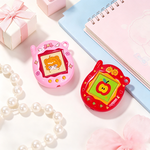 Porte-clés rotatif personnalisé <span class=keywords><strong>Tamagotchi</strong></span> Beat Game Console en acrylique, motif dessin animé, mignon, pour sac ou téléphone - Product Image 2