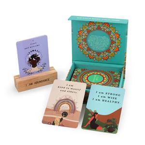 Cartes d'affirmation personnalisées imprimées avec messages positifs et support – Prix de gros - Product Image 5