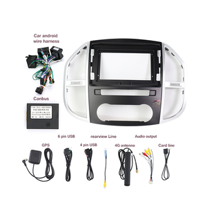 Aijia Bảng Điều Khiển Âm Thanh Dvd Bằng Nhựa Bảng Điều Khiển Ảnh Radio Giao Diện Âm Thanh Nổi Khung Xe Hơi Cho 2016-2019 BENZ VITO 10INCH - Product Image 1