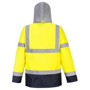 PORTWEST - S471YNRXXXL Hi-vis 4-en-1 dos tonos Traffic Amarillo/azul chaqueta azul marino-EAN 5036108248322 ROPA DE TRABAJO DE LA HI-VIS - Product Image 2