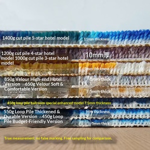 Hotel-Teppiche für Flure, Korridore und Durchgänge, Bedruckte Nylon-Tufting-Teppiche, Maßgefertigte Bodenmatten für Gästezimmer, Gewerbliche Nutzung, Chengdu - Product Image 1